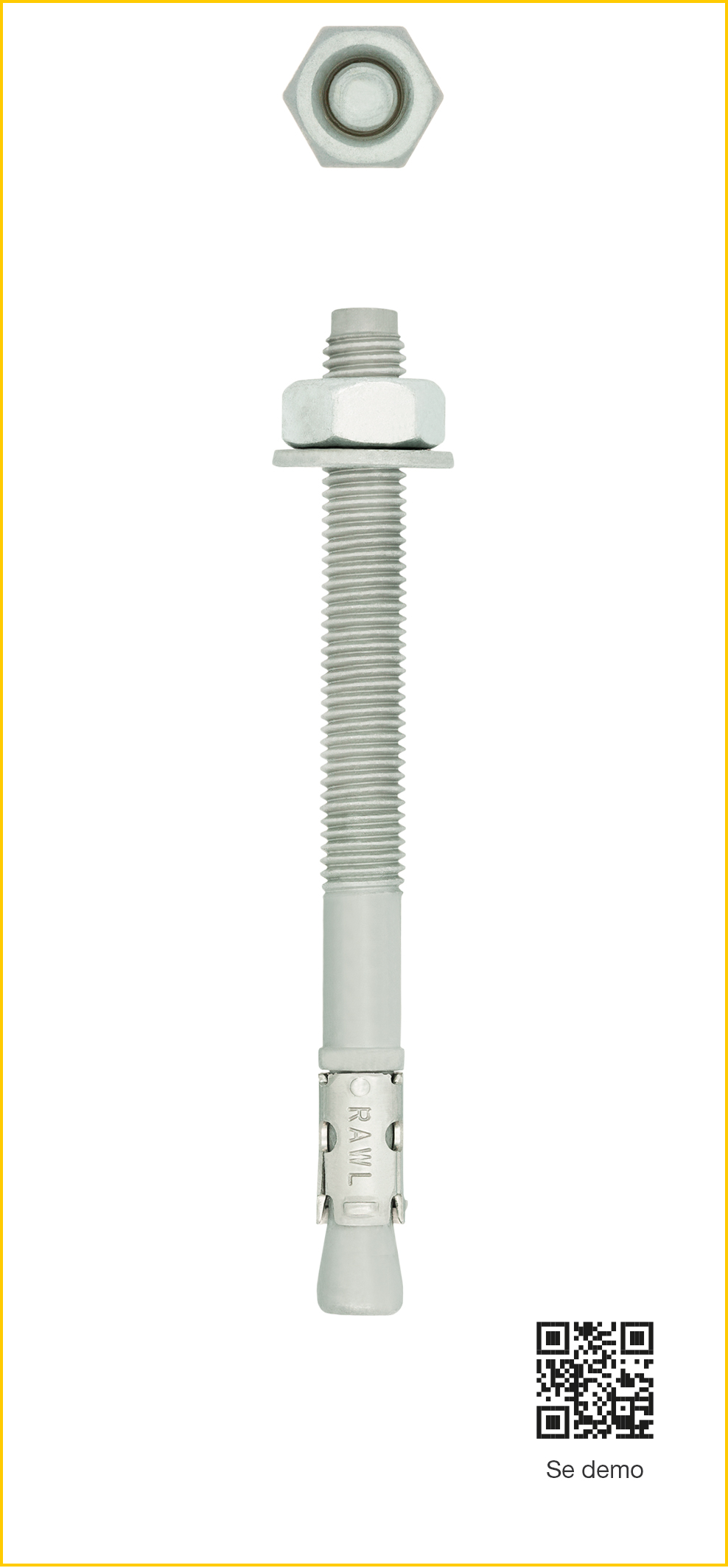 EKSPANSJONSBOLT RAWLPLUG R-XPT-HD VARMFORSINKET